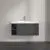 Villeroy & Boch Skyla КОМПЛЕКТ Тумба под раковину, 1 выдвижной ящик, 972 x 436 x 439 mm, Graphite +Skyla Pаковина для установки на тумбу, 1000 x 470 x 165 mm, с переливом, Альпийский белый C79000VR+5A51A501