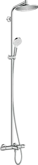 Hansgrohe Crometta S Showerpipe 240 1jet с термостатом для ванны, хром 27320000