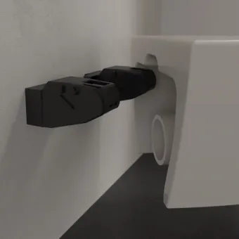 Villeroy & Boch Subway 2.0 Унитаз с открытым смывным краем, настенный, смыв DirectFlush, Pergamon CeramicPlus 5614R0R3+Сиденье с крышкой для унитаза, с функцией авто опускания (SoftClosing), со снимаемым сиденьем (QuickRelease), Pergamon 9M78S1R3