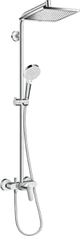 Hansgrohe Crometta E 240 1jet Showerpipe с однорычажным смесителем, хром 27284000