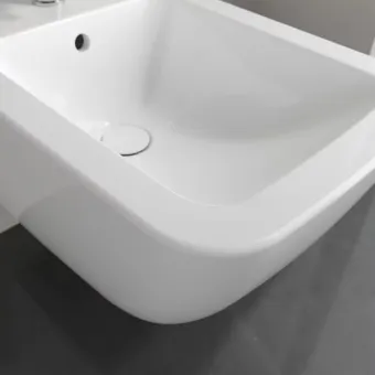 Villeroy & Boch Venticello Биде, настенный, 375 x 560 mm, Альпийский белый 44110001