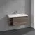 Villeroy & Boch Skyla КОМПЛЕКТ Тумба под раковину, 1 выдвижной ящик, 972 x 436 x 439 mm, Stone Oak +Skyla Pаковина для установки на тумбу, 1000 x 470 x 165 mm, с переливом, Альпийский белый C79000RK+5A51A501