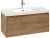 Villeroy & Boch Skyla КОМПЛЕКТ Тумба под раковину, 1 выдвижной ящик (2 ящика), 972 x 436 x 439 mm, Kansas Oak +Skyla Pаковина для установки на тумбу, 1000 x 470 x 165 mm, с переливом, Альпийский белый C78900RH+5A51A501
