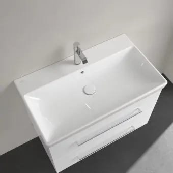 Villeroy & Boch Avento Pаковина для установки на тумбу, 800 x 470 x 165 mm, Альпийский белый, с переливом, нешлифованный 41568001