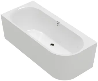 Villeroy & Boch Oberon 2.1 ванна с задней стенкой, вариант слева, 1800 x 800 mm, Альпийский белый UBQ180OBN9CL00VD01