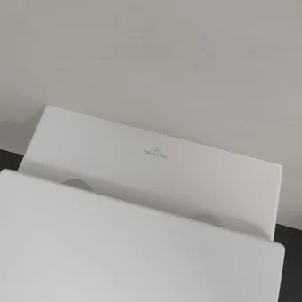 Villeroy & Boch Subway 3.0 Унитаз с открытым смывным краем, настенный, смыв TwistFlush, Stone White (Белый матовый) CeramicPlus 4670T0RW