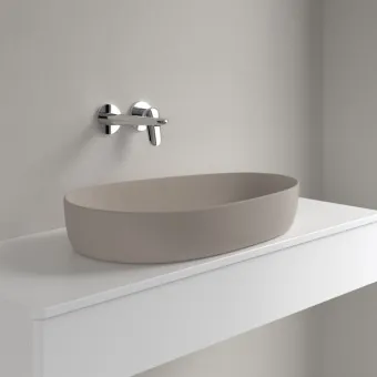 Villeroy & Boch Antao Раковина для установки на столешницу, 650 x 400 x 146 mm, Almond CeramicPlus, без перелива 4A7465AM