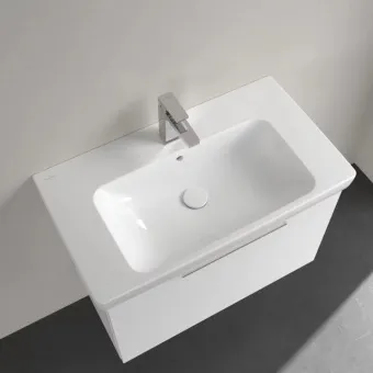 Villeroy & Boch Architectura Pаковина, 800 x 455 x 165 mm, Альпийский белый, с переливом 4A878001