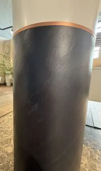 Villeroy & Boch Octagon Pаковина с пьедесталом, 400x400x950mm Smokey Slate, 417000PS
