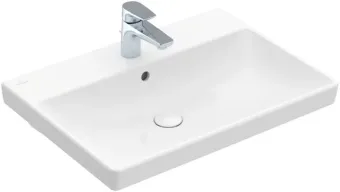 Villeroy & Boch Avento Pаковина, 650 x 470 x 180 mm, Альпийский белый, с переливом, нешлифованный 41586501