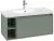 Villeroy & Boch Skyla КОМПЛЕКТ Тумба под раковину, 1 выдвижной ящик, 972 x 436 x 439 mm, Soft Green +Skyla Pаковина для установки на тумбу, 1000 x 470 x 165 mm, с переливом, Альпийский белый C79000AF+5A51A501