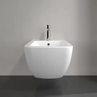 Villeroy & Boch Venticello Биде, настенный, 375 x 560 mm, Альпийский белый 44110001