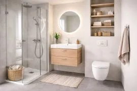 Маленькая ванная комната: как грамотно разместить сантехнику и мебель