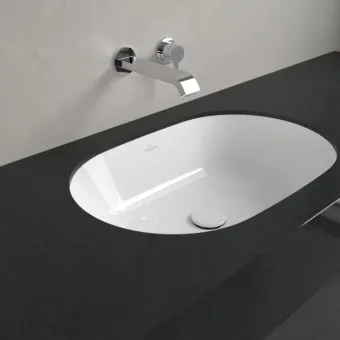 Villeroy & Boch Architectura Раковина для установки под столешницу, внутренний размер 570 x 375x 125 mm, Альпийский белый, с переливом 5A766001