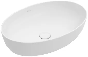 Villeroy & Boch Artis Раковина для установки на столешницу, 610 x 410 x 130 mm, Альпийский белый CeramicPlus, без перелива, нешлифованный 419861R1