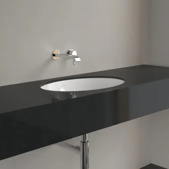 Villeroy & Boch Loop & Friends Раковина для установки под столешницу, внутренний размер 560 x 380 x 175 mm, Альпийский белый, с переливом 4A550001