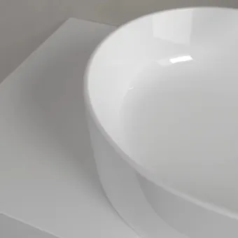 Villeroy & Boch Collaro Раковина для установки на столешницу 4A195, 560 x 360 x 145 mm, Альпийский белый, без перелива, нешлифованный 4A195601