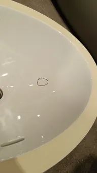 Villeroy & Boch Loop & Friends Раковина для установки под столешницу, 570 x 410 x 215 mm, Альпийский белый, с переливом, нешлифованный Мос3 4A540001 Уценка