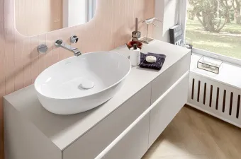 Villeroy & Boch Artis Раковина для установки на столешницу, 610 x 410 x 130 mm, Альпийский белый CeramicPlus, без перелива, нешлифованный 419861R1