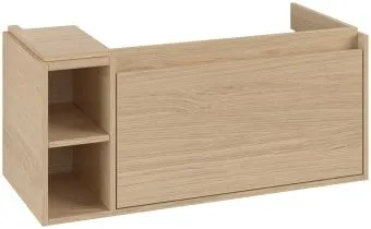 Villeroy & Boch Skyla КОМПЛЕКТ Тумба под раковину, 1 выдвижной ящик, 972 x 436 x 439 mm,Nordic Oak +Skyla Pаковина для установки на тумбу, 1000 x 470 x 165 mm, с переливом, Альпийский белый C79000VJ+5A51A501