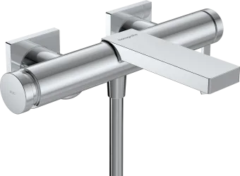 Hansgrohe Tecturis E Однорычажный смеситель для ванны наружного монтажа, хром 73420000