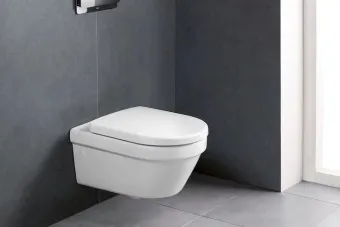 Villeroy & Boch Architectura Сиденье с крышкой для унитаза, с функцией автоматического опускания (SoftClosing), со снимаемым сиденьем (QuickRelease), Альпийский белый 98M9C101