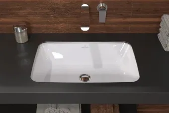 Villeroy & Boch Architectura Раковина для установки под столешницу, внутренний размер 570 x 370 x 125 mm, Альпийский белый, с переливом 5A776001