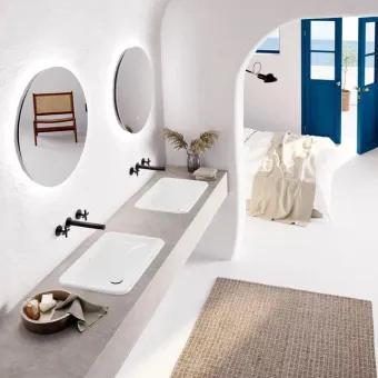 Villeroy & Boch Loop & Friends Встраиваемая раковина, 600 x 405 x 185 mm, Альпийский белый, с переливом, нешлифованный 4A650001