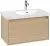 Villeroy & Boch Skyla КОМПЛЕКТ Тумба под раковину, 2 выдвижных ящика, 772 x 596 x 439 mm, Nordic Oak +Skyla Pаковина для установки на тумбу, 800 x 460 x 160 mm, с переливом, Альпийский белый C78600VJ+5A518001