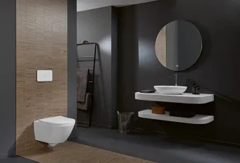 Villeroy & Boch Universo TwistFlush Комбинированная упаковка, настенный, смыв TwistFlush, Альпийский белый 4670T901