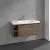 Villeroy & Boch Skyla КОМПЛЕКТ Тумба под раковину, 1 выдвижной ящик, 972 x 436 x 439 mm, Arizona Oak +Skyla Pаковина для установки на тумбу, 1000 x 470 x 165 mm, с переливом, Альпийский белый C79000VH+5A51A501