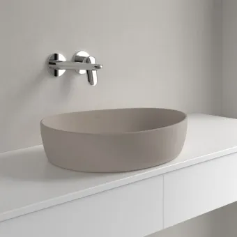 Villeroy & Boch Antao Раковина для установки на столешницу, 510 x 400 x 146 mm, Almond CeramicPlus, без перелива 4A7351AM