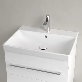 Villeroy & Boch Avento Pаковина для установки на тумбу, 600x470x180mm, Альпийский белый, с переливом, нешлифованный 41586001