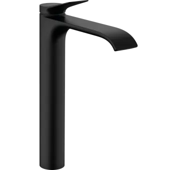 Hansgrohe Vivenis Смеситель для раковины, однорычажный, 250 без сливного гарнитура, матовый черный, 75042670