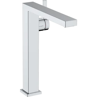 Hansgrohe, Tecturis E, Смеситель для раковины 240 Fine, однорычажный, CoolStart, с клапаном push-open, хром, 73070000