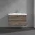 Villeroy & Boch Skyla Тумба под раковину, 2 выдвижных ящика, 972 x 596 x 439 mm, Stone Oak +Skyla Pаковина для установки на тумбу, 1000 x 470 x 165 mm, с переливом, Альпийский белый C79900RK+5A51A501