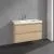 Villeroy & Boch Skyla Тумба под раковину, 2 выдвижных ящика, 972 x 596 x 439 mm, Nordic Oak +Skyla Pаковина для установки на тумбу, 1000 x 470 x 165 mm, с переливом, Альпийский белый C79900VJ+5A51A501