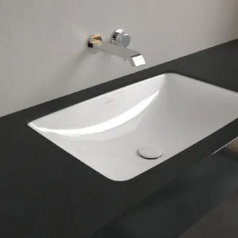 Villeroy & Boch Loop & Friends Раковина для установки под столешницу, внутренний размер 615 x 380 x 140 mm, Альпийский белый, без перелива, наружная сторона покрыта глазурью 4A580101