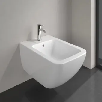 Villeroy & Boch Venticello Биде, настенный, 375 x 560 mm, Альпийский белый 44110001