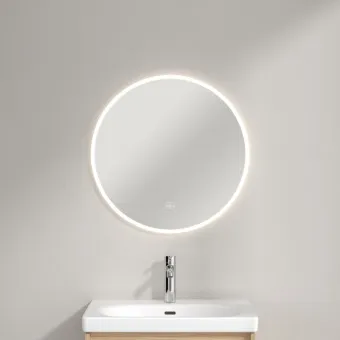 Villeroy & Boch More to See Lite+ Зеркало, с подсветкой, 650 x 650 x 23 mm A4846500