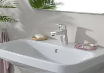 Hansgrohe Logis Смеситель для раковины 70, однорычажный, со сливным гарнитуром, хром 71070000