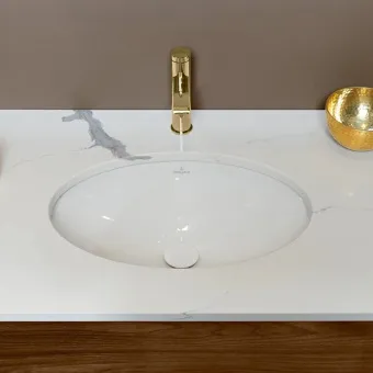 Villeroy & Boch Evana Раковина для установки под столешницу, 500 x 350 x 200 mm, Альпийский белый, с переливом 61470001
