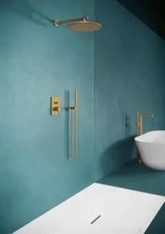 Villeroy & Boch Универсальные душевые устройства Ливневая насадка для душа золото TVC00000300076