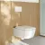 Villeroy & Boch Skyla Комбинированная упаковка подвесной унитаз пр. со смывом TwistFlush[e³],с сиденьем Альпийский белый 4682CL01