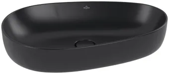 Villeroy & Boch Antao Раковина для установки на столешницу, 650 x 400 x 146 mm, Pure Black CeramicPlus, без перелива 4A7465R7