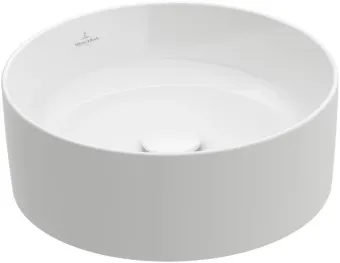 Villeroy & Boch Collaro Раковина для установки на столешницу, 400 x 400 x 145 mm, Альпийский белый, без перелива, нешлифованный 4A184001