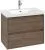 Villeroy & Boch Skyla КОМПЛЕКТ Тумба под раковину, 2 выдвижных ящика, 772 x 596 x 439 mm, Arizona Oak +Skyla Pаковина для установки на тумбу, 800 x 460 x 160 mm, с переливом, Альпийский белый C79600VH+5A518001