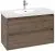 Villeroy & Boch Skyla Тумба под раковину, 2 выдвижных ящика, 972 x 596 x 439 mm, Arizona Oak +Skyla Pаковина для установки на тумбу, 1000 x 470 x 165 mm, с переливом, Альпийский белый C79900VH+5A51A501