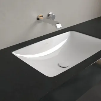 Villeroy & Boch Loop & Friends Раковина для установки под столешницу, внутренний размер 615 x 380 x 140 mm, Альпийский белый, с переливом 4A580001