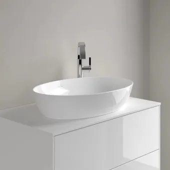 Villeroy & Boch Artis Раковина для установки на столешницу, 610 x 410 x 130 mm, Альпийский белый, без перелива, нешлифованный 41986101